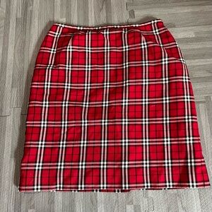 Plaid skirt